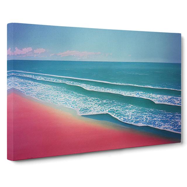 Rose Beach Vol.1 House of Hampton Size: 50cm H x 76cm W x 3cm D on Productcaster.