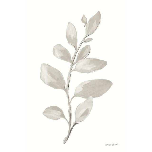 Gray Sage Leaves I On White ClassicLiving Size: 76cm H x 51cm W x 3.8cm D on Productcaster.