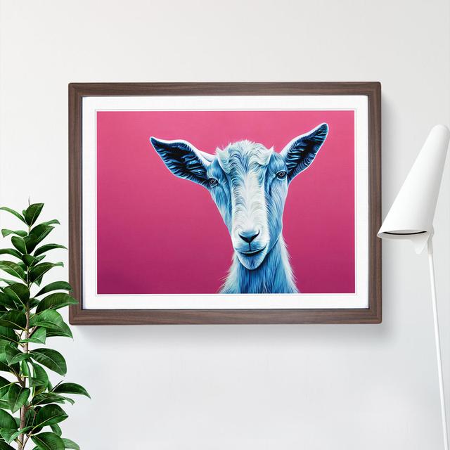 Goat in Colour Vol.3 - Picture Frame Graphic Art Brambly Cottage on Productcaster.