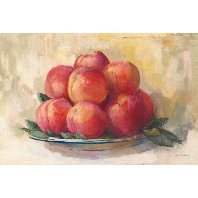 Fruit Bowl by Carol Rowan - Wrapped Canvas Painting Rosalind Wheeler Size: 81cm H x 122cm W on Productcaster.