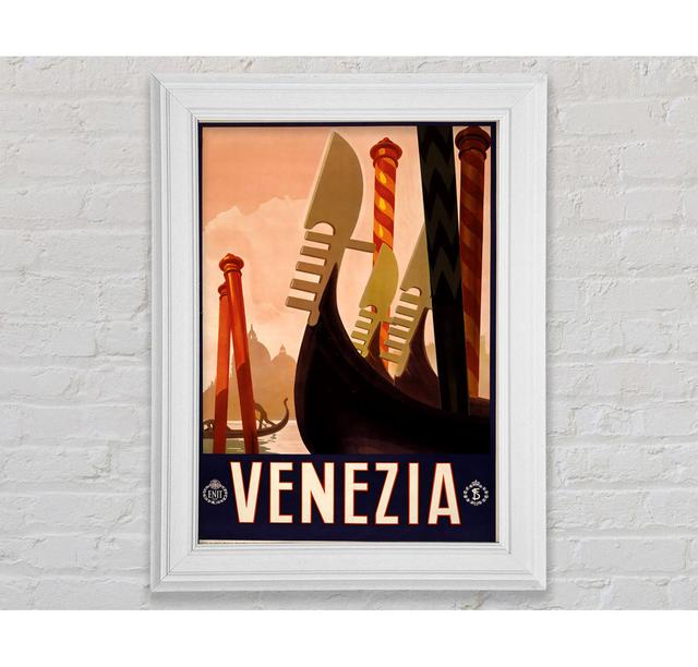 Venezia Framed Print Rosalind Wheeler Format: Galway White Framed Paper, Size: 29.7cm H x 21cm W x 8cm D on Productcaster.