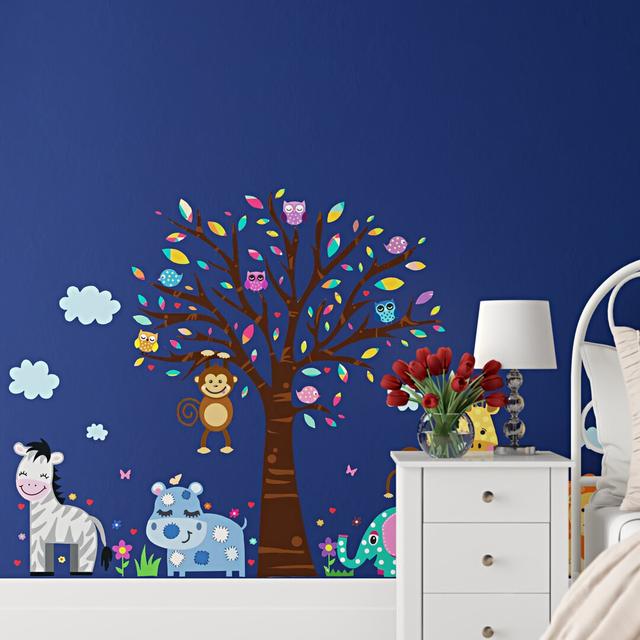 Happy London Zoo Wall Sticker East Urban Home Size: Single on Productcaster.