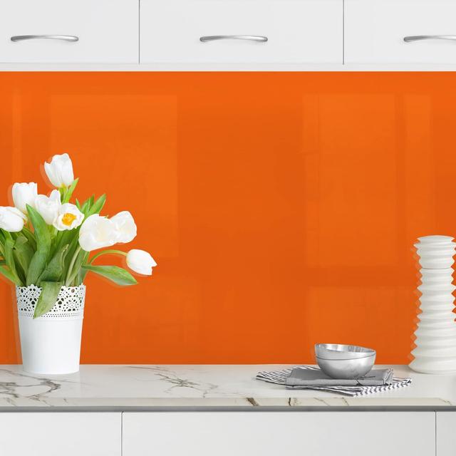 Adbul 80 x 300cm PVC Tile Ebern Designs Colour: Orange on Productcaster.