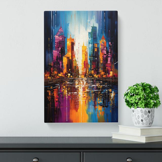 Skyline Abstract No.2 - No Frame Print Marlow Home Co. Size: 50cm H x 35cm W x 3cm D on Productcaster.