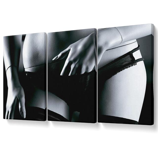 Plastic Beauty Canvas 3 Panel Set Bright Star Size: 142.2cm H x 304.8cm W on Productcaster.