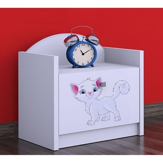 Gannon Nightstand Isabelle & Max Colour: White on Productcaster.