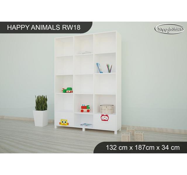 132 cm Bücherregal Happy Babies Farbe: Weiß on Productcaster.