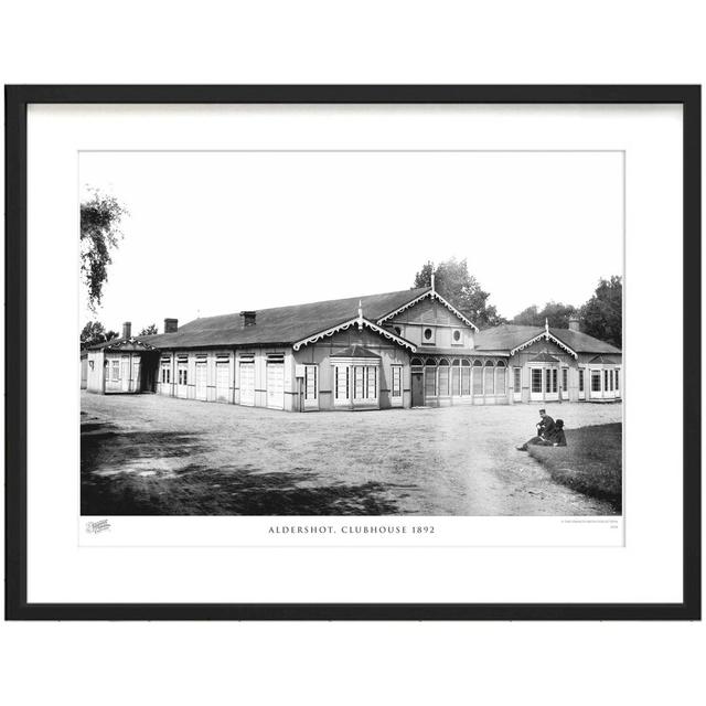 'Aldershot, Clubhouse 1892' by Francis Frith - Picture Frame Photograph Print on Paper The Francis Frith Collection Size: 40cm H x 50cm W x 2.3cm D on Productcaster.