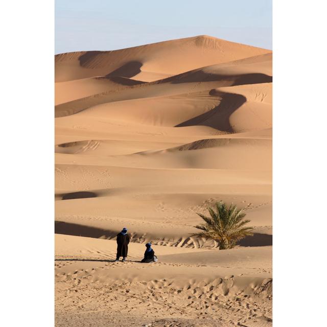 Berbers In Erg Chebbi by FilipMakowski - Wrapped Canvas Print Natur Pur Size: 76cm H x 51cm W on Productcaster.