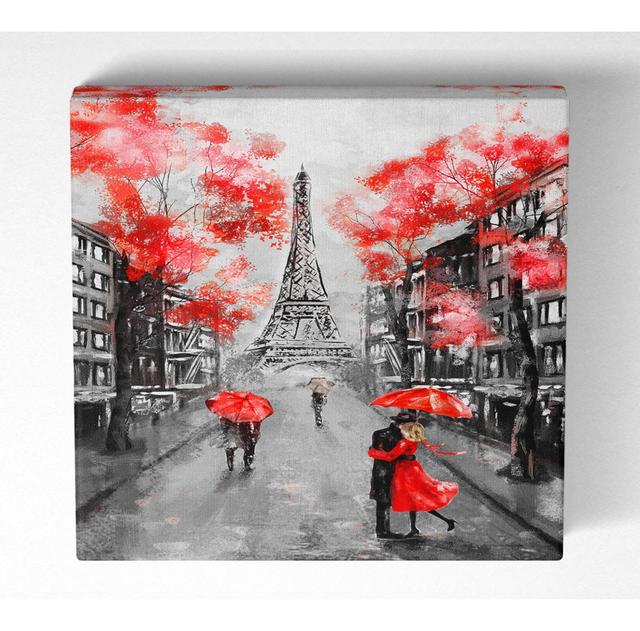 Eiffel Tower Streets 17 - Wrapped Canvas Art Prints Metro Lane Size: 101.6cm H x 101.6cm W on Productcaster.