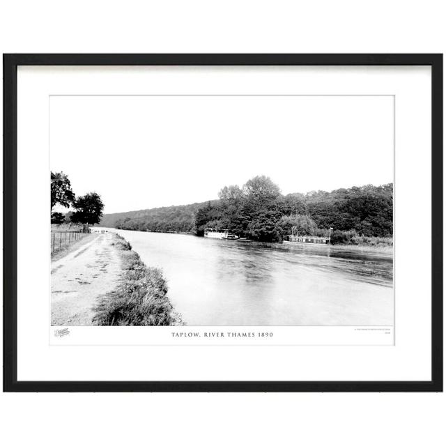 Taplow, River Thames 1890 by Francis Frith - Single Picture Frame Print The Francis Frith Collection Size: 40cm H x 50cm W x 2.3cm D on Productcaster.