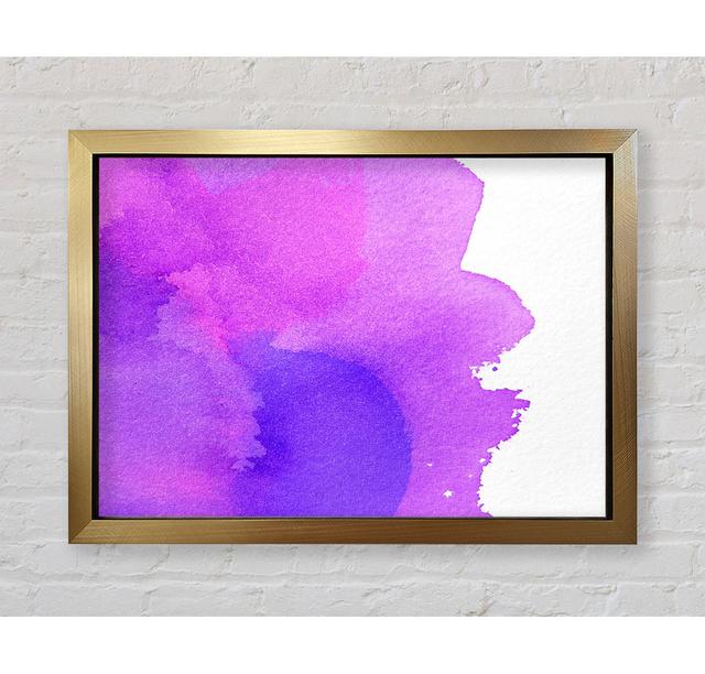 Purple Sun Through The Pink Clouds - Single Picture Frame Art Prints Bright Star Size: 42cm H x 59.7cm W x 3.4cm D on Productcaster.