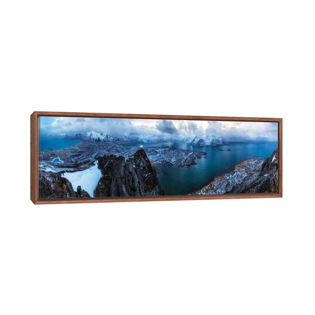 In Heaven On HaVen by Dr. Nicholas Roemmelt - Floater Frame Panoramic Print on Canvas Union Rustic Size: 40.64cm H x 121.92cm W x 3.81cm D, Format: Br on Productcaster.