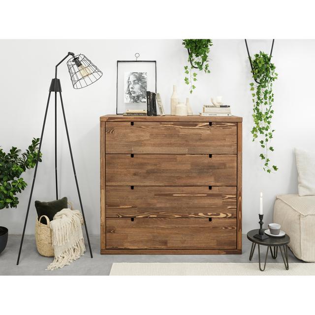 Artin Solid Wood 4 - Drawer Rectangle Accent Chest Gracie Oaks on Productcaster.