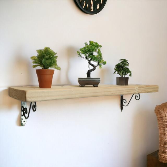 Frankllin Bracket Shelf ClassicLiving Finish: Oak, Size: 14cm H x 210cm W x 17.5cm D on Productcaster.