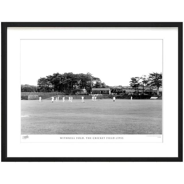 'Withnell Fold, the Cricket Field C1955' - Picture Frame Photograph Print on Paper The Francis Frith Collection Size: 40cm H x 50cm W x 2.3cm D on Productcaster.