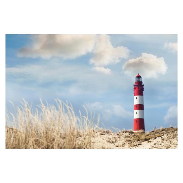 Lighthouse in the Dunes 1.9m x 288cm Textured Matt Peel & Stick Wall Mural East Urban Home Size: 2.9m x 4.32m on Productcaster.