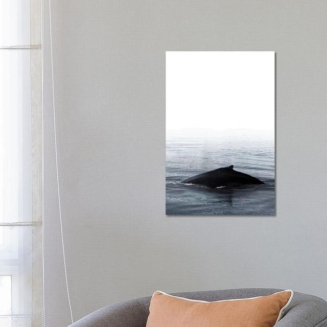 Whale Song III Blue Iceland by Monika Strigel - Wrapped Canvas Print Breakwater Bay Size: 66.04cm H x 45.72cm W x 3.81cm D on Productcaster.