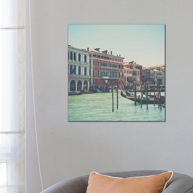 Looking Along The Grand Canal by Laura Evans - Gallery-Wrapped Canvas Giclée on Canvas Longshore Tides Format: Wrapped Canvas, Size: 66.04cm H x 66.04 on Productcaster.