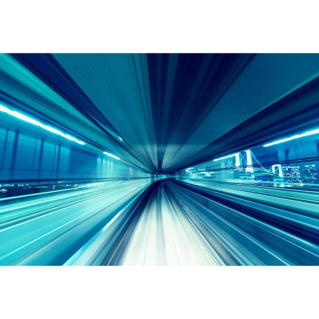 Automated Guide-Way Train by Melpomenem - Wrapped Canvas Print Metro Lane Size: 20cm H x 30cm W on Productcaster.