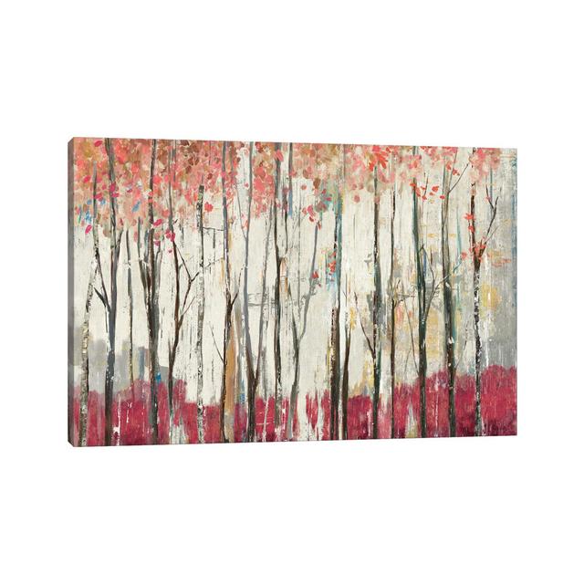 Pink Forest by PI Galerie - Wrapped Canvas Painting Alpen Home Size: 45.72cm H x 66.04cm W x 1.905cm D on Productcaster.