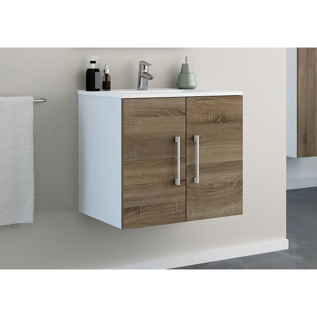 Hellam 600mm Wall Hung Single Vanity Belfry Bathroom on Productcaster.