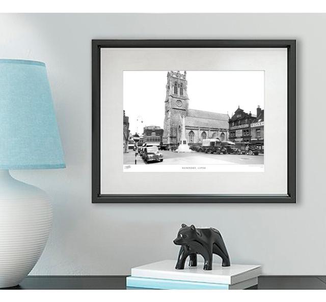 'Newport, C1950' - Picture Frame Photograph Print on Paper The Francis Frith Collection Size: 45cm H x 60cm W x 2.3cm D on Productcaster.