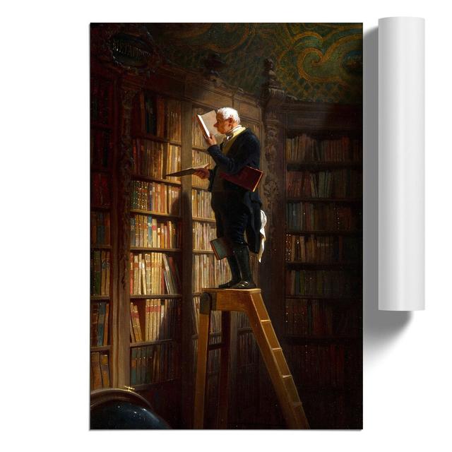 Bookworm by Carl Spitzweg - Unframed Painting East Urban Home Size: 30cm H x 21cm W x 0.1cm D on Productcaster.