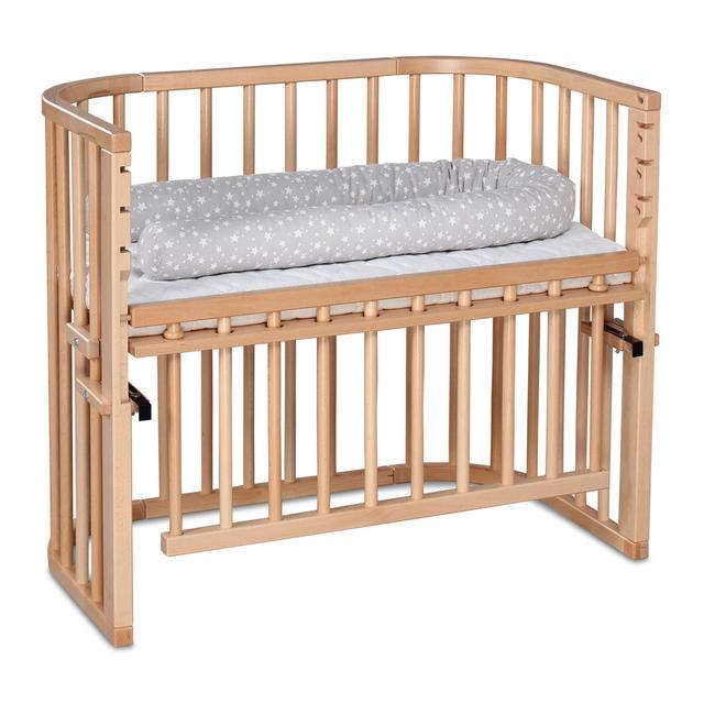 babybay Maxi Comfort Plus co-sleeper babybay Colour: Natural Varnish on Productcaster.