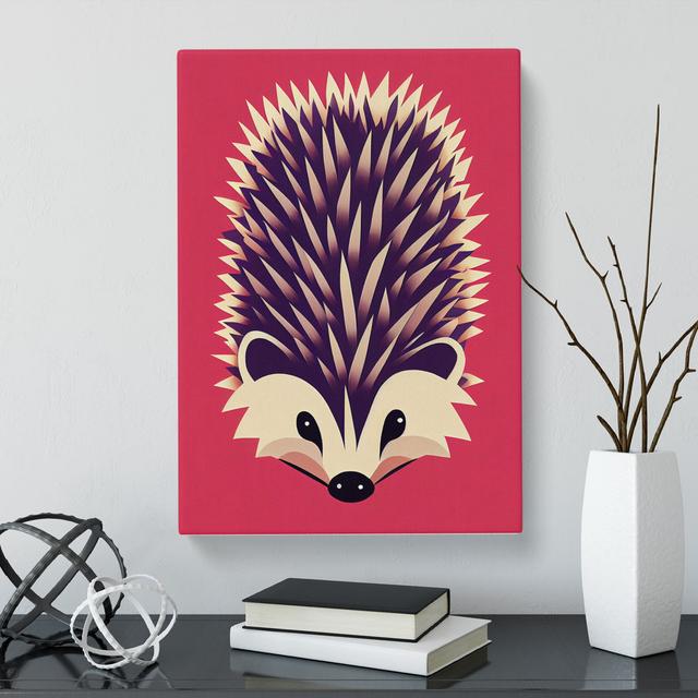 Hgehog Pop - Wrapped Canvas Graphic Art Alpen Home Size: 76cm H x 50cm W x 3cm D on Productcaster.