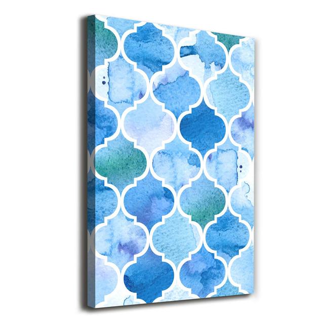 Moroccan Background - Wrapped Canvas Art Prints Rosalind Wheeler on Productcaster.