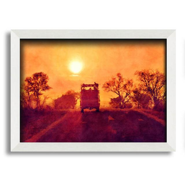 Driving off into the Sunset - Single Picture Frame Art Prints ClassicLiving Size: 59.7cm H x 84.1cm W x 10cm D on Productcaster.