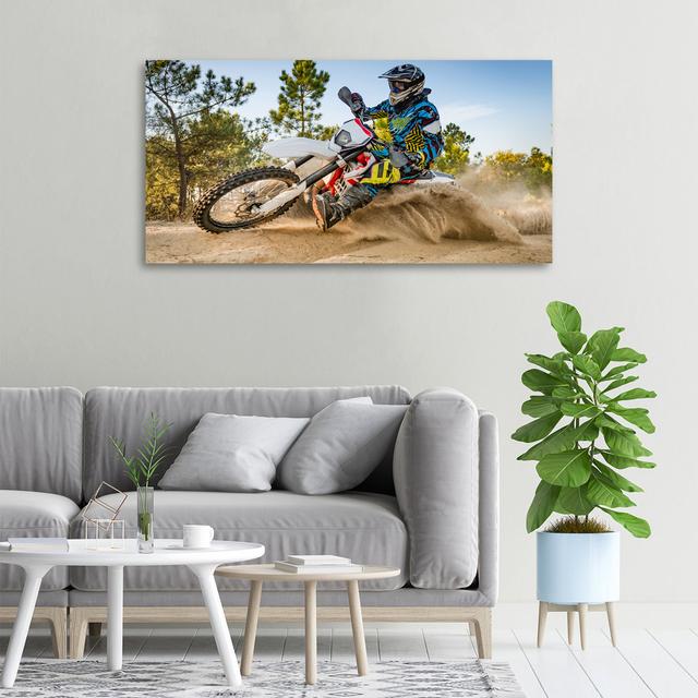 Motocross - Ungerahmte Kunstdrucke auf Leinwand LoftDesigns on Productcaster.