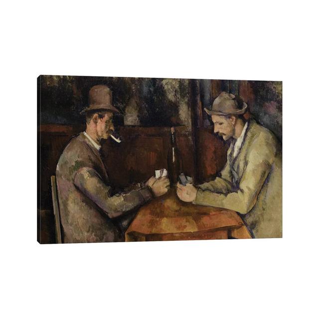 The Card Players, 1893-96 by Paul Cezanne - Wrapped Canvas Art Prints Wayfair Samples Size: 45.72cm H x 66.04cm W X 1.91cm D on Productcaster.