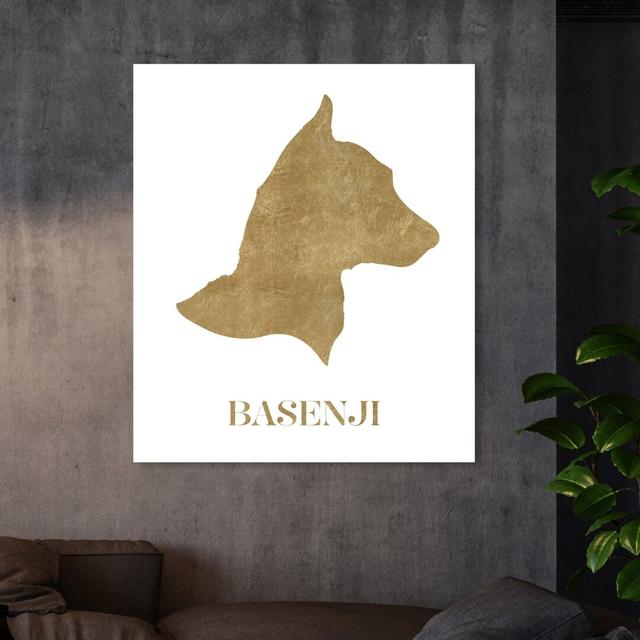 'Basenji' Graphic Art on Wrapped Canvas East Urban Home Size: 114.3 cm H x 91.4 cm W on Productcaster.