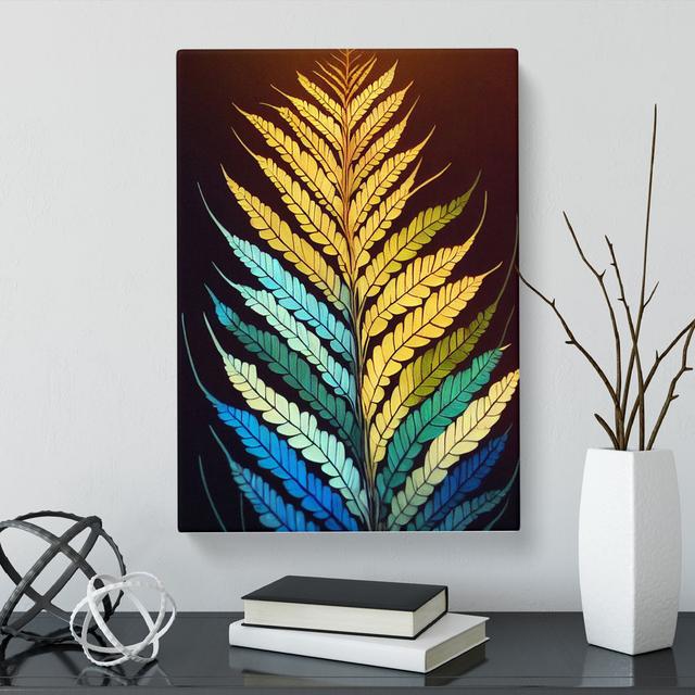 Dumlao Fern Leaf Street - Wrapped Canvas Print 17 Stories Size: 50cm H x 35cm W x 3cm D on Productcaster.