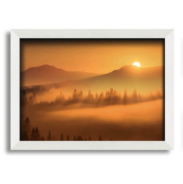 Wolsingham Sunrise Morning Glory - Single Picture Frame Art Prints Alpen Home Size: 21cm H x 29.7cm W x 10cm D on Productcaster.