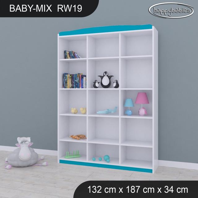 Baby Mix 132Cm Cube Unit Happy Babies Colour: Blue on Productcaster.