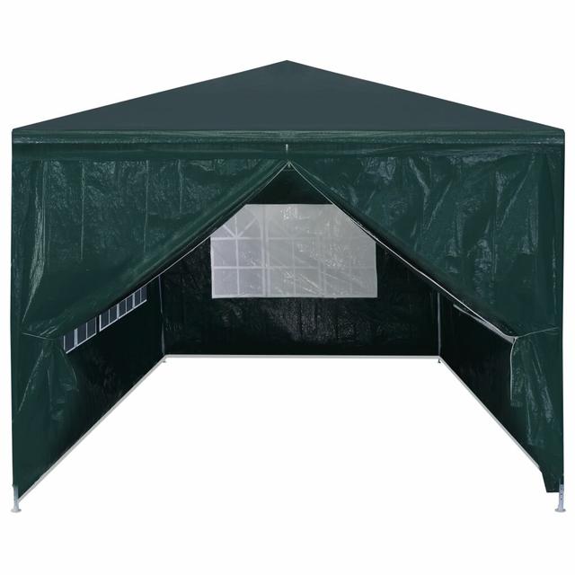 3m x 6m Stahl Partyzelt Freeport Park Farbe (Dach): Grün on Productcaster.