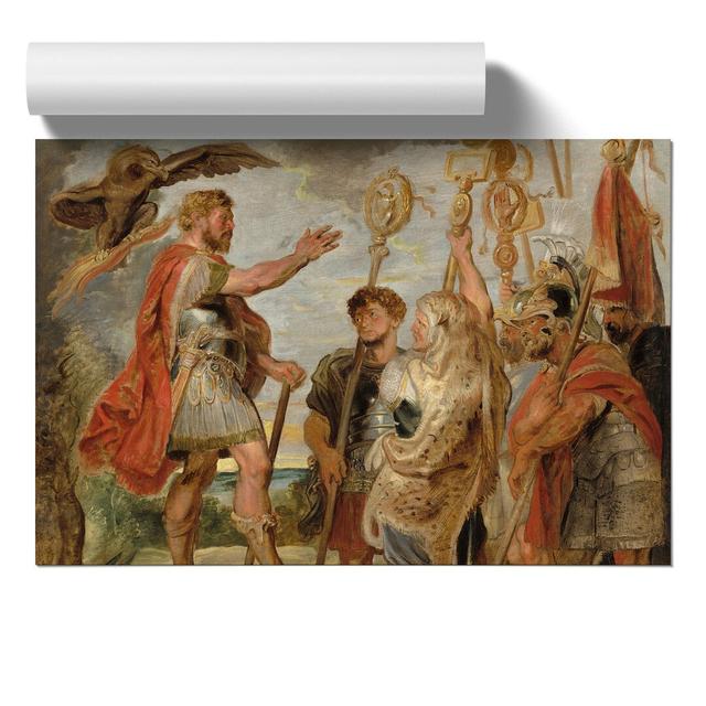 Decius Mus Addressing The Legions by Peter Paul Rubens - No Frame Painting East Urban Home Size: 42cm H x 59cm W x 0.1cm D on Productcaster.