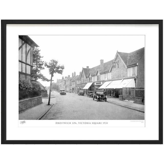 Droitwich Spa, Victoria Square 1931 by Francis Frith - Single Picture Frame Print The Francis Frith Collection Size: 40cm H x 50cm W x 2.3cm D on Productcaster.