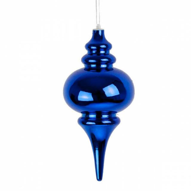 Finial Ornament (Set of 2) The Seasonal Aisle Colour: Blue on Productcaster.