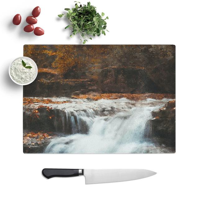 Forest Stream Vol.5 Chopping Board East Urban Home Size: 0.4cm H x 28.5cm W x 39cm L on Productcaster.