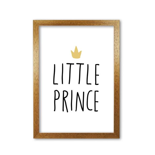 Little Prince - Print East Urban Home Format: Honey Oak Frame, Size: 85 cm H x 60 cm W x 5 cm D on Productcaster.