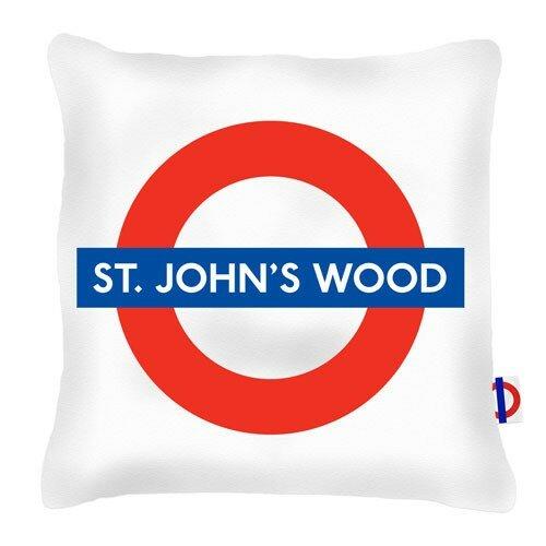 St Johns Wood Tube Station London Transport Cushion London Transport on Productcaster.