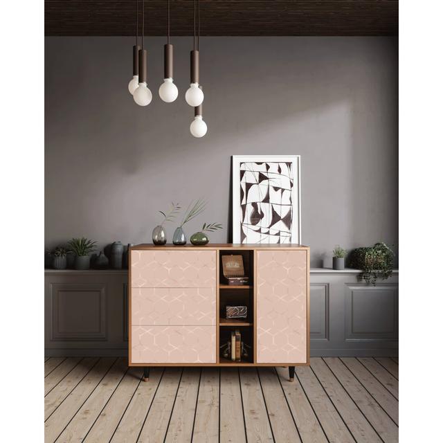 Sideboard Allisonia Ebern Designs Farbe: Rose Honeycomb on Productcaster.