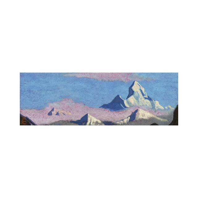 Nanda Devi, 1944 by Nicholas Roerich - Wrapped Canvas Panoramic Gallery-Wrapped Canvas Giclée Union Rustic Size: 30.48cm H x 91.44cm W x 1.9cm D on Productcaster.