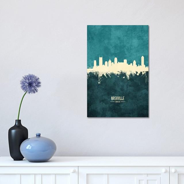 Nashville Tennessee Skyline Ivy Bronx Size: 45.72cm H x 30.48cm W x 1.91cm D on Productcaster.