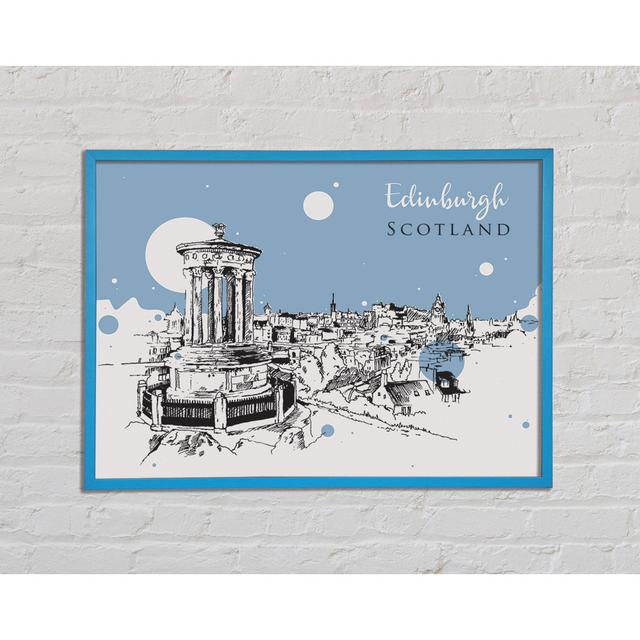 Scotland In Ink - Print Ophelia & Co. Size: 21cm H x 29.7cm W x 2cm D on Productcaster.