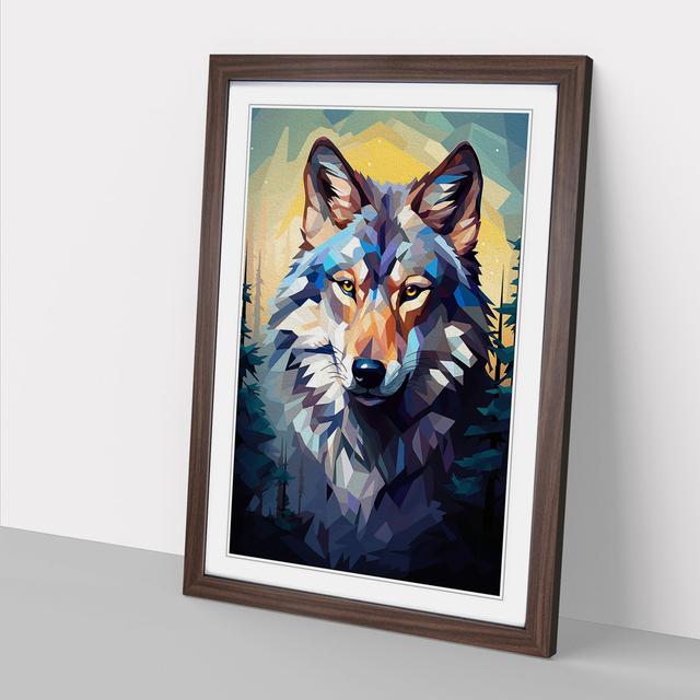 XYZ-FRM-V1223-6655 Single Picture Frame Art Prints on Wood Alpen Home Frame Colour: Walnut, Size: 64cm H x 46cm W x 2cm D on Productcaster.